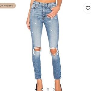 GRLFRND Karolina High-Rise Skinny Jean in I Put A Spell On You